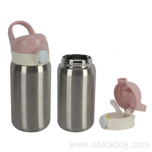 STAINLESS STEEL BOUNCING STRAW THERMOS CUP